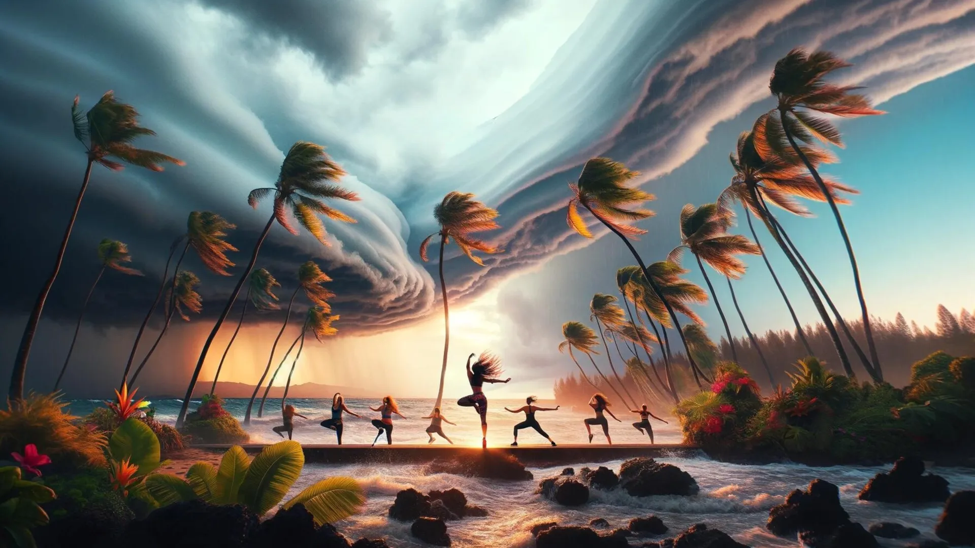 The Resilient Dance of the Palm Tree